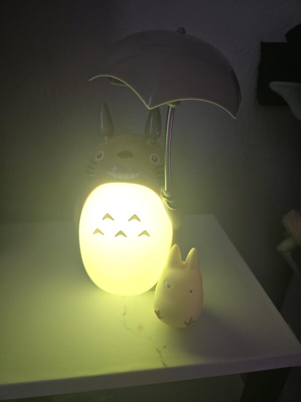 Totoro Character Umbrella LED Lamp Night Light Kid's Bedroom USB Charge - Image 9