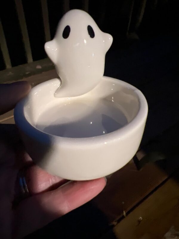 ghost candle holder