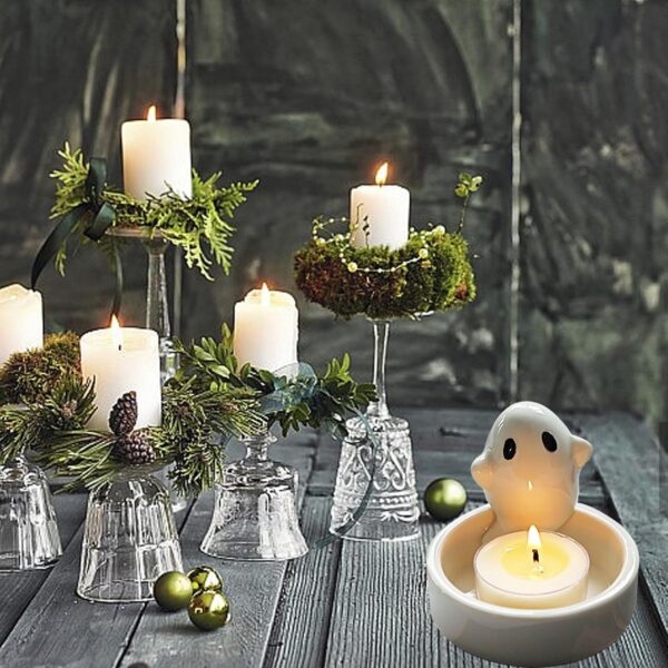 ghost candle holder