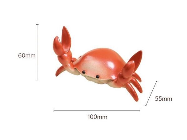 Crab Pen Holder Weightlifting Crab Funny Crab Pen Holder for Desk Pen Holder - Image 2