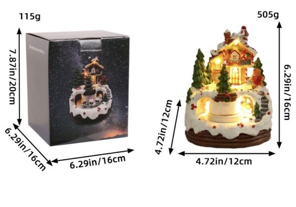 Luminous music house ornaments cross-border new octave box night light hut - Image 3