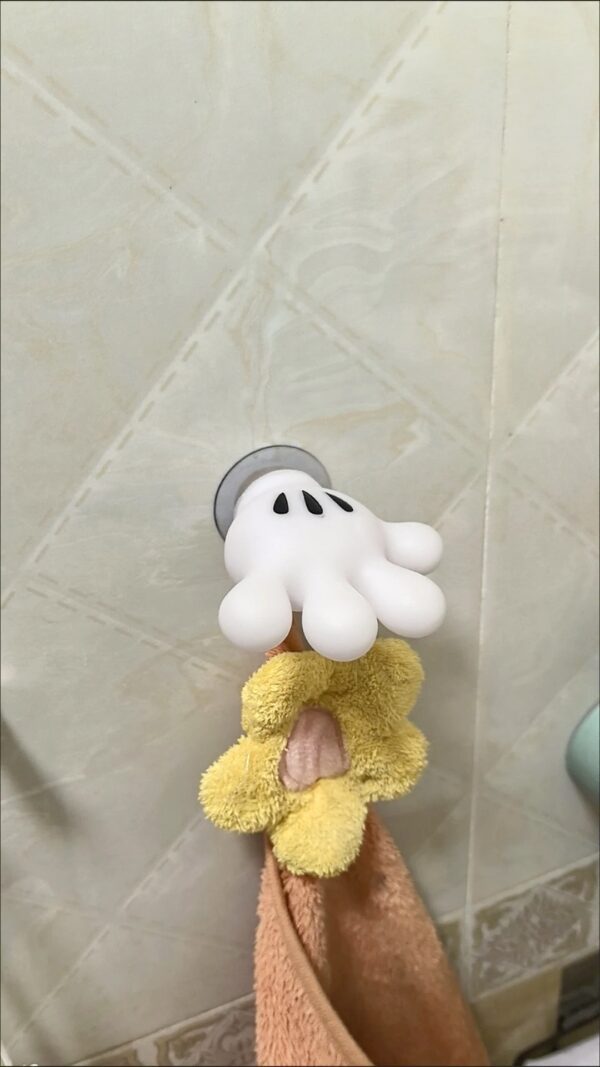 3 PCs Mickey Palm Toothbrush Towel Holder - Image 3