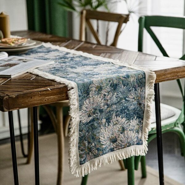 Vintage American country table bohemian tablecloth Scandinavian - Image 2