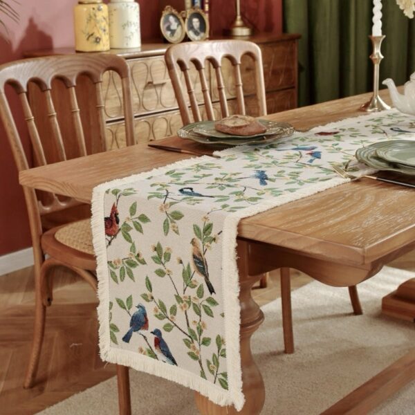 Vintage American country table bohemian tablecloth Scandinavian - Image 3