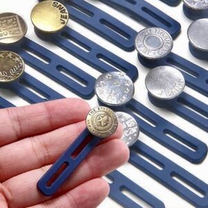 12 PCs Large extender Jeans Waistline Adjustment Buttons