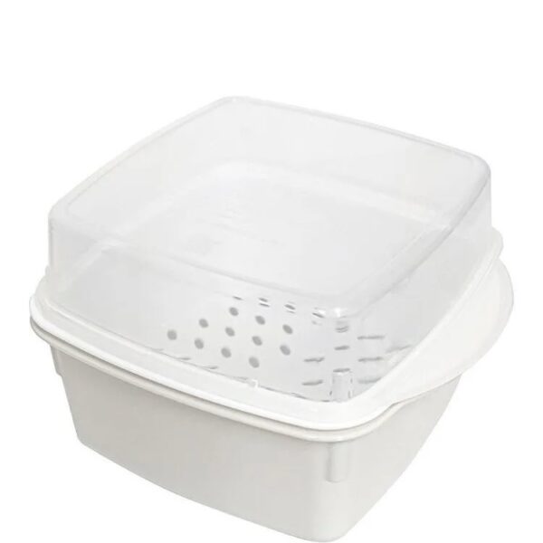 Sanada microwave oven with lid mini lunch box steam box hot steamed buns steamed corn - Image 5