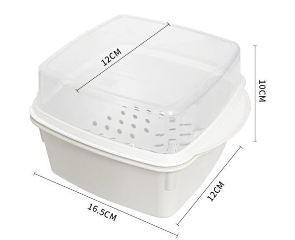 Sanada microwave oven with lid mini lunch box steam box hot steamed buns steamed corn - Image 4