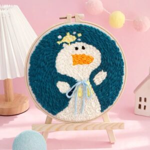 Russian poke embroidery handmade embroidery diy material package poke show le self-embroidery cross stitch wool embroidery rubbing embroidery